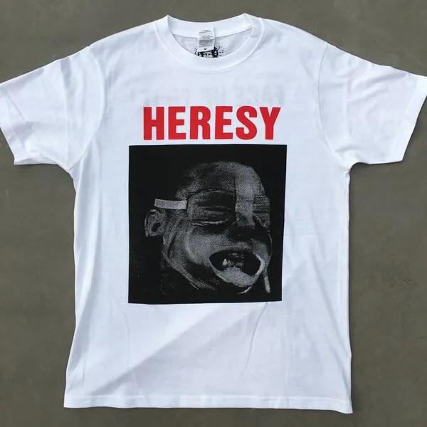 HERESY Band Cotton White Shirt Unisex Concert S-5XL AR531 Unisex T-Shirt S
