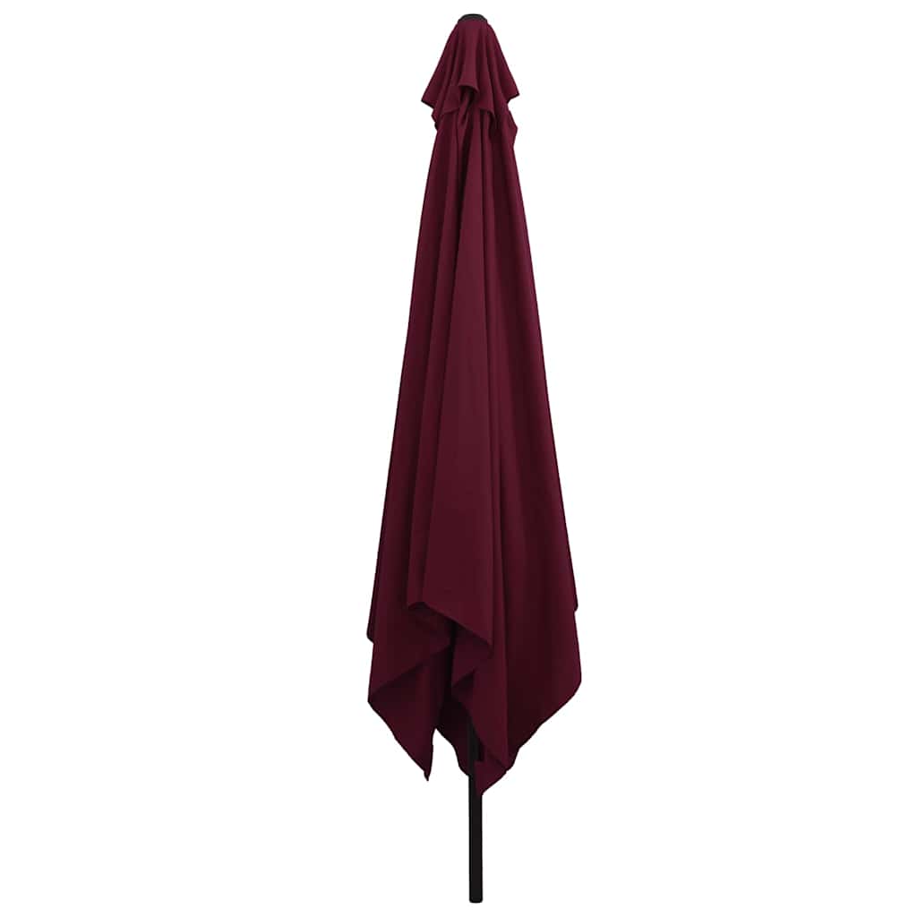 Garden Sun Umbrella Burgundy Red 295 X 295 X 245 Cm