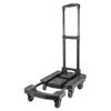 Foldable Dolly Cart with TPE Swivel Wheels and Brake