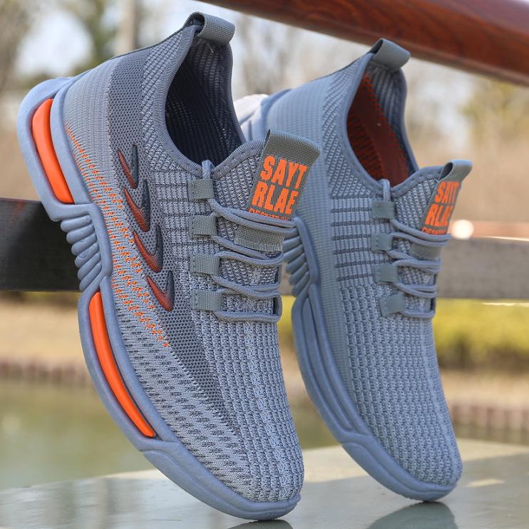 Lightweight Non-Slip Men's Summer Running Shoes – Breathable Mesh and Wear-Resistant