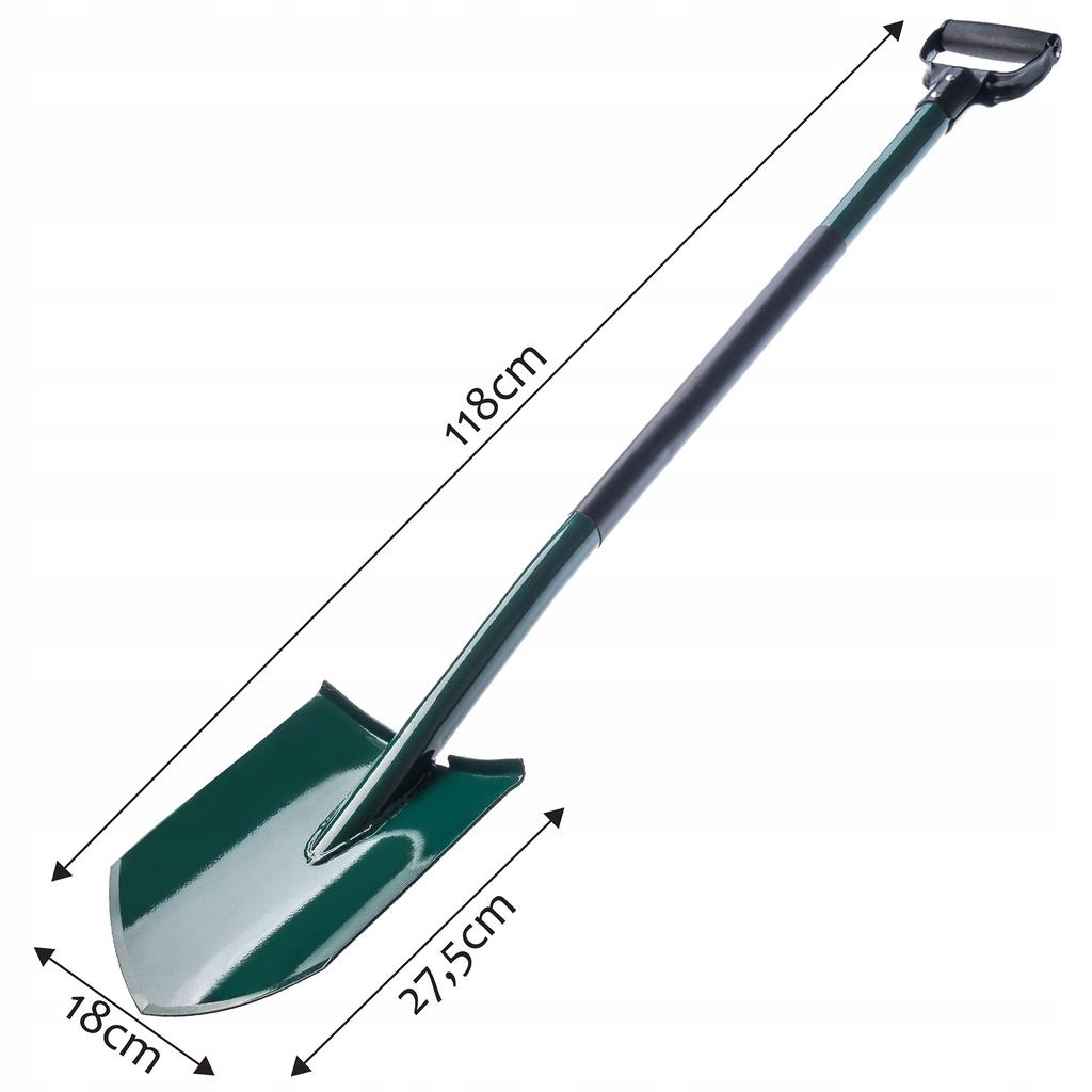 KADAX Shovel Spade Sharp 118cm Metal Garden Ergonomic Handle