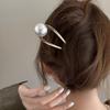 Elegantná perlová spona do vlasov v tvare U 2025 pre ženy - Nový čínsky štýl vlasového doplnku pre účesy do drdola