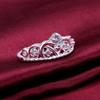 925 Sterling Silver Crown AAA Zircon Ring Women Fashion Wedding Jewelry