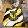 Benutzerdefinierter Name Beitar Jerusalem Flanellmuster Quadratischer Teppich, Läufer, Teppich für Wohnzimmer Schlafzimmer Sofa Spielzimmer Dekor, Rutschfeste Fußmatte