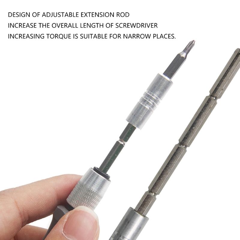 Multifunctional Screwdriver Set For Smartphone Repair Includes Compact Storage Case And Magnetic Bits Anti Loss Design