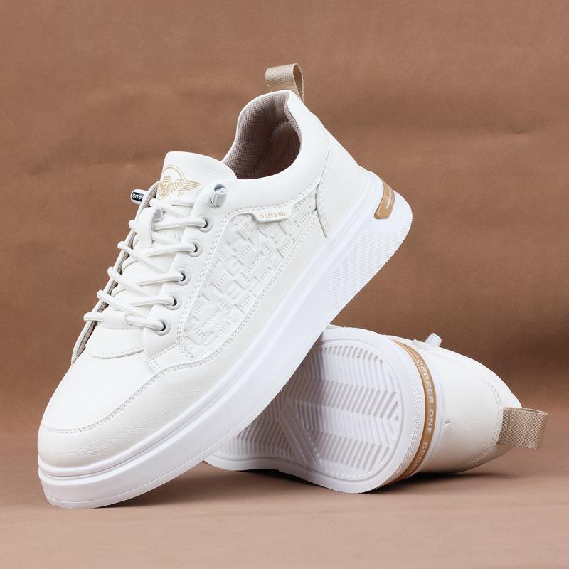 

Национальная мода, мужская повседневная обувь, мужская модная обувь на плоской подошве, кожаная обувь для скейтборда на толстой подошве, мужская дорожная обувь и мужская легкая обувь 44