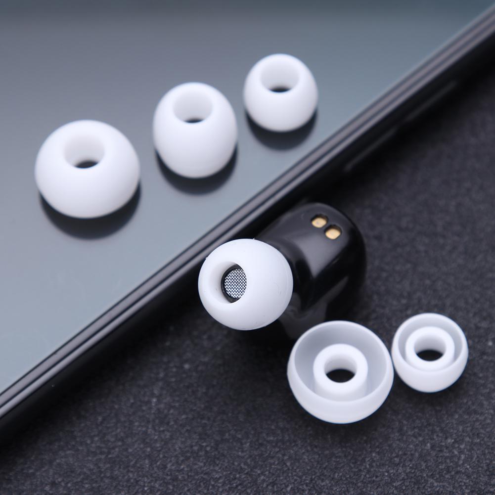 3 Pairs(6pcs)L M S In Ear Tips Noise Isolating Silicone Earphone Earplugs Comfortable Ear Bud Tips Replacement for KZ Earphones