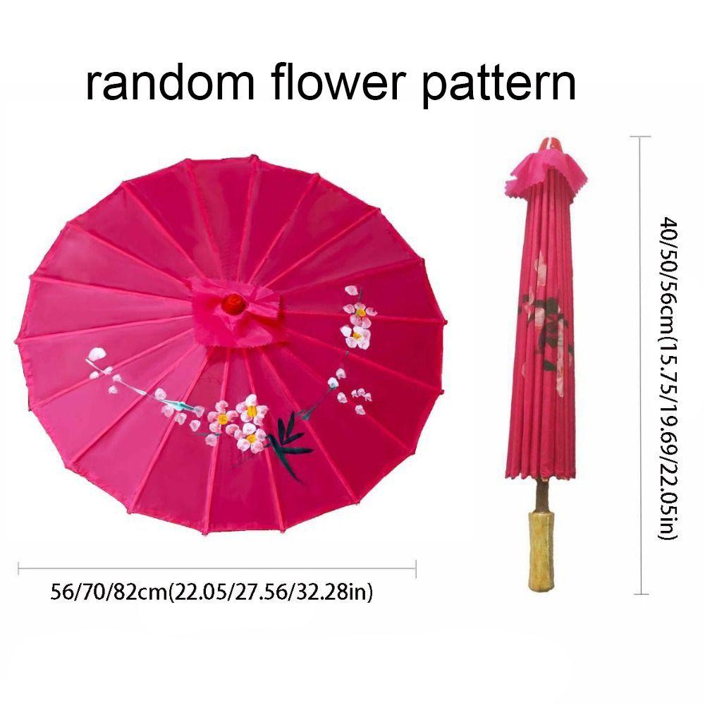 Classical DIY Painting Paper Umbrella Vintage Oil Paper Umbrella  Kindergarten