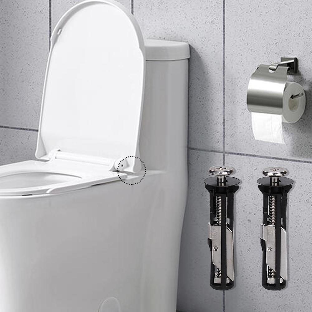Heavy Duty Toilet Seat Fastener Bolt Kit Toilet Seat Screws Toilet Seat Hinge Bolt Screws for Easy Installation and Maintenance