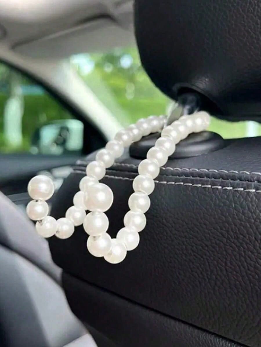 Multi Functional Creative Car Hook For Rear Seats, Rear Seat Hook For Rear Seats,Car Seat Back Multifunctional Hook Car Storage Hook, White