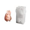 Multipurpose Sturdy Silicone Hedgehog Candle Base Mould Portable for Handmade Home Decoration and Art Supplies Projects