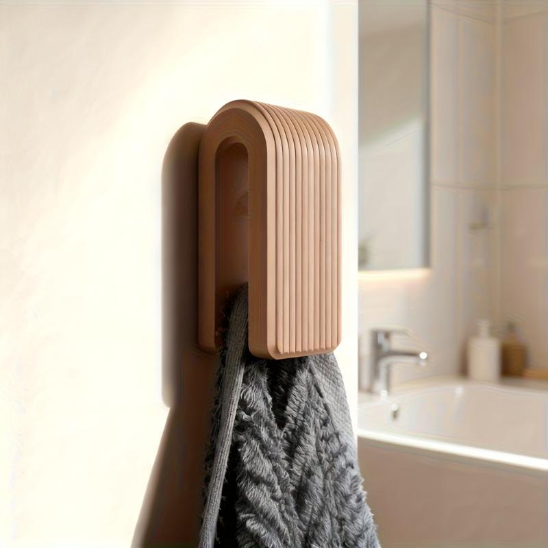 Auto-locking Towel Rack Gravity Wall Mount Towel Hanger for Shower Kitchen Laundry Home Decor Perfect Housewarming Gift