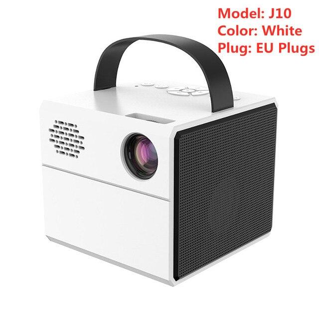 J10 Mini projecteur PK Q2 enfants portable HDMI compatible projecteur éducation Mini LED Home Beamer pour cadeau de Noël