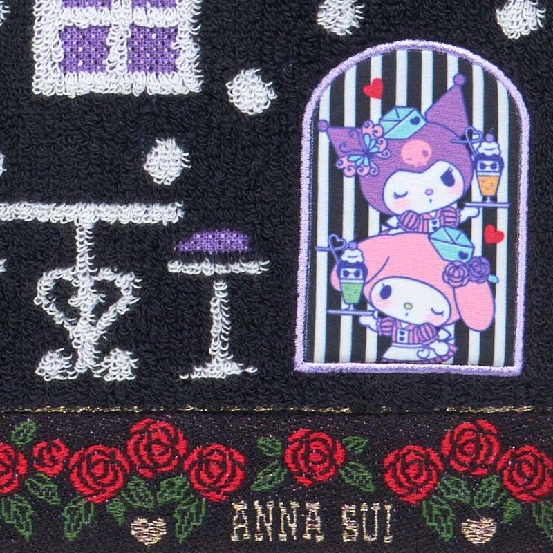 Sanrio ANNA SUI Towel Handkerchief My Melody & KUROMI Japan NEW