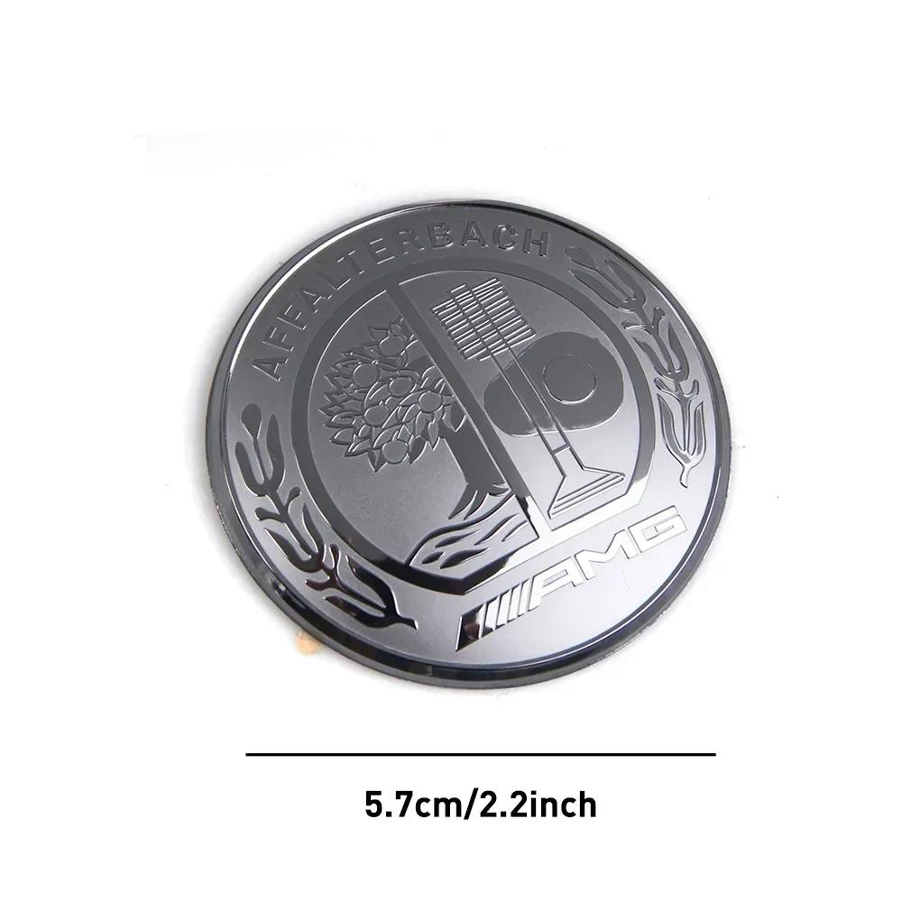 Naklejka na samochód Dla Mercedes Benz 1 szt. Aluminiowe Logo Kierownicy Samochodowej Okrągła Naklejka Wykończeniowa Dla Mercedes Benz AMG W211 W176 W177 W20