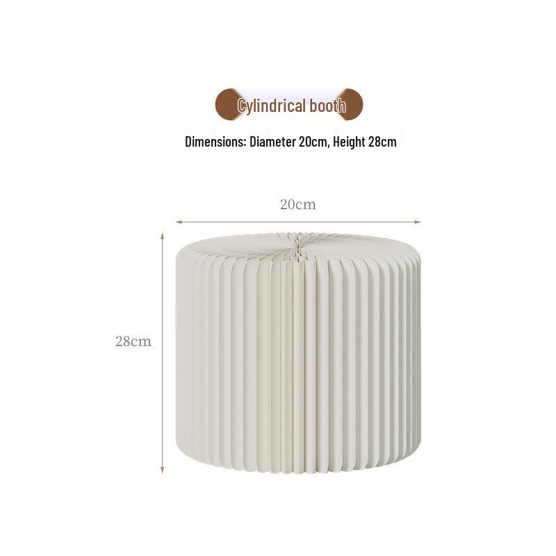 Multi-Layer Folding Exhibition Stand & Wedding Aisle Display Rack with Creative Cylinder Design