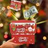 2025 Merry Christmas Surprise Gift Boxes With Poping Money-making Potential Folding Poping Cash Boxes For Christmas