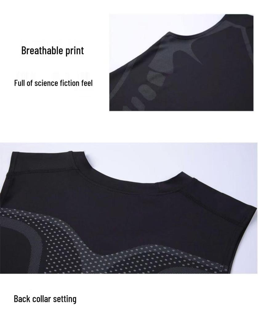 Men's Quick-Dry Slim-Fit Sleeveless Athletic Vest