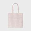 Clover Heart Check Eco Bag Pink