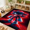 Sonic Hedgehog Carpet Bath Mat Plush Rug Small Rug Living Room Rug Bedroom Rug Machine Washable