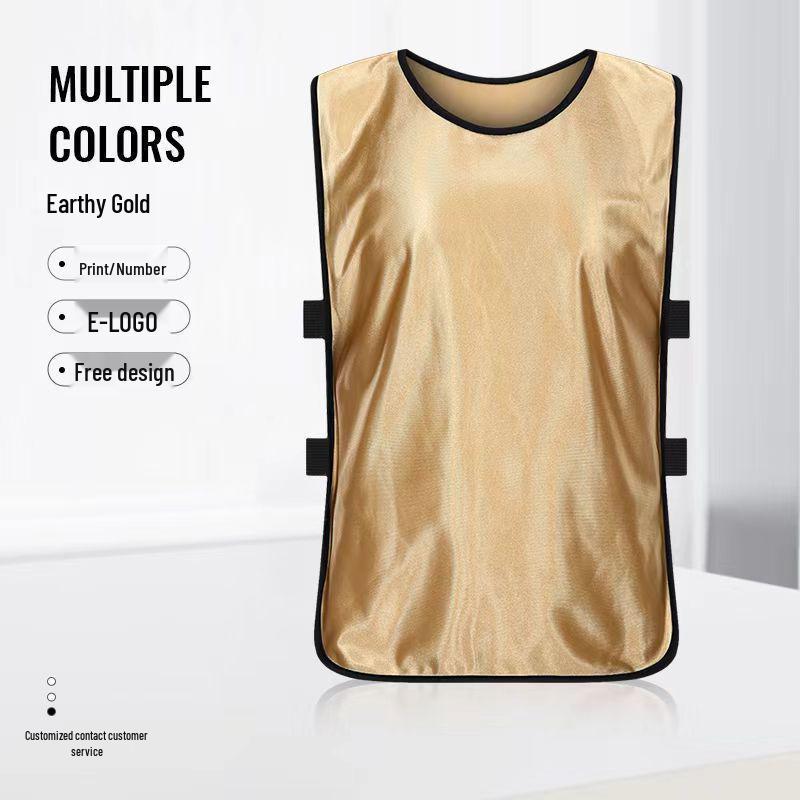 Team-Building Football Training Vest for Kids with Printable Number