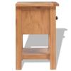 VidaXL Table de chevet 36 x 30 x 47 cm Bois de chêne massif