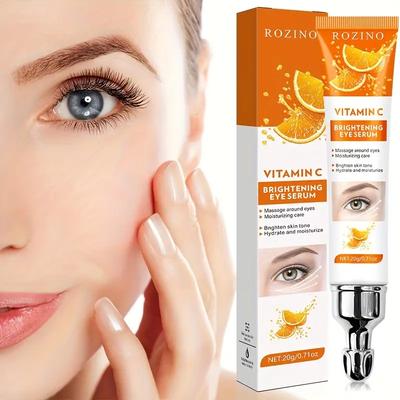 Vitamin C Eye Cream with Firming  Lifting Effect Moisturizing Under Eye Treatment for Dark Circles  Fine Lines Professional Eye Care 20g