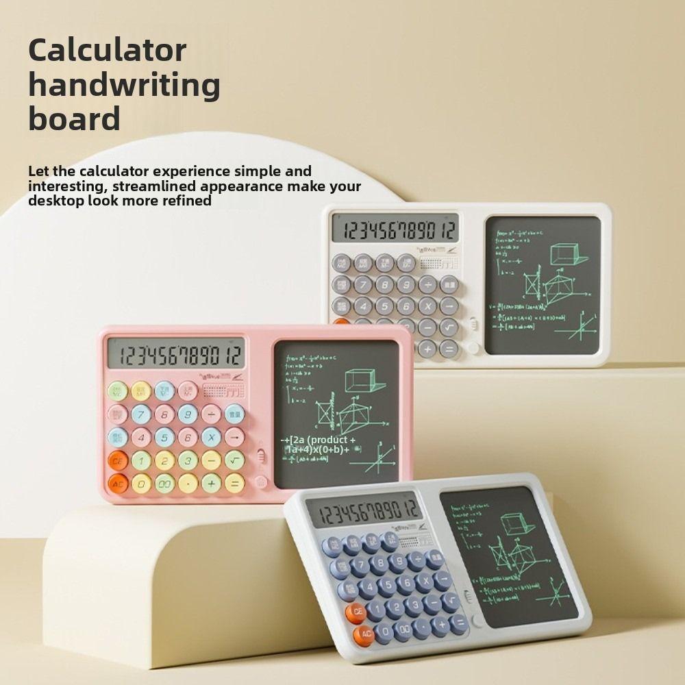 Eye Protection Screen Calculator with Notepad Digital Writing Tablet Calculator  Writing Pad