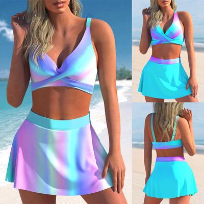 2024 New Dress Bikini Sexy Swimwear Women's Summer Swimwear Bikini Set Swimwear Women's Fashion Design Print Beach Swimwear