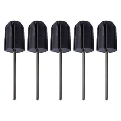 Nagel-Schleifkappen mit Gummi-Schleifsandkappe, Pediküre-Werkzeug für Maniküre-Maschine, Gel-Lack-Entferner, Nagelbohrer-Mühle