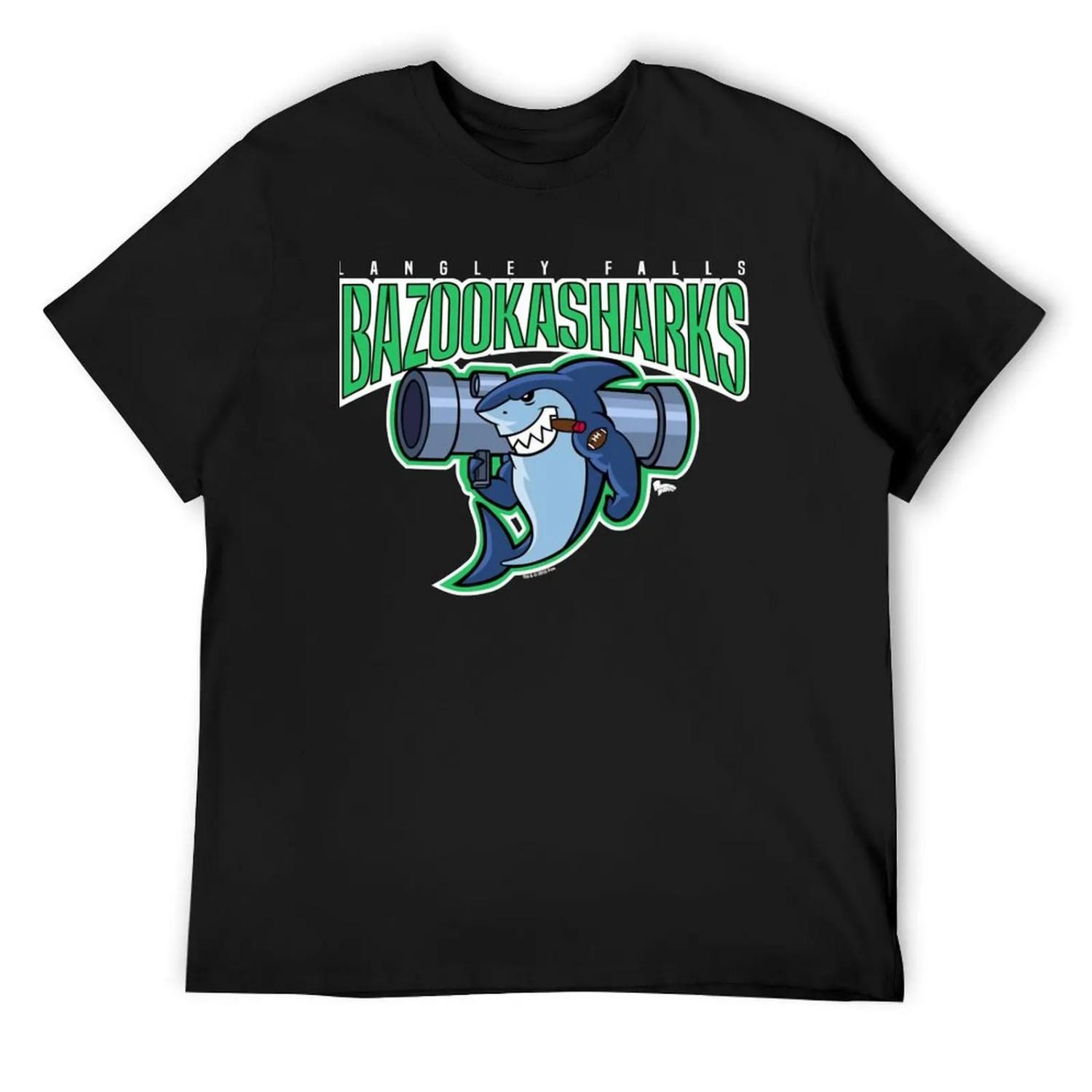 American Sharks Logo For Fans T-Shirt anime blacks valentines clothes summer tops luxury clothes men XXXXXL чёрный