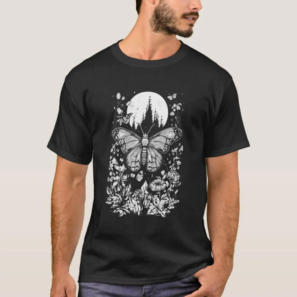 Occult Dark Grunge Goth Gothic Aesthetic Em T Shirt Vintage Graphic Casual Stylish Unisex Fashion Comfortable Stretched