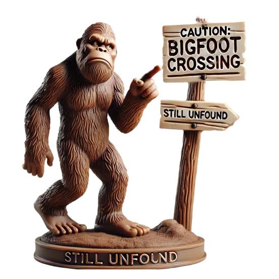 

Yousheng Мини-статуэтка Сасквотча Миниатюрная фигурка Сасквотча Украшение для стола Коллекционный Сасквотч для стола Офиса Приборной панели автомобиля C