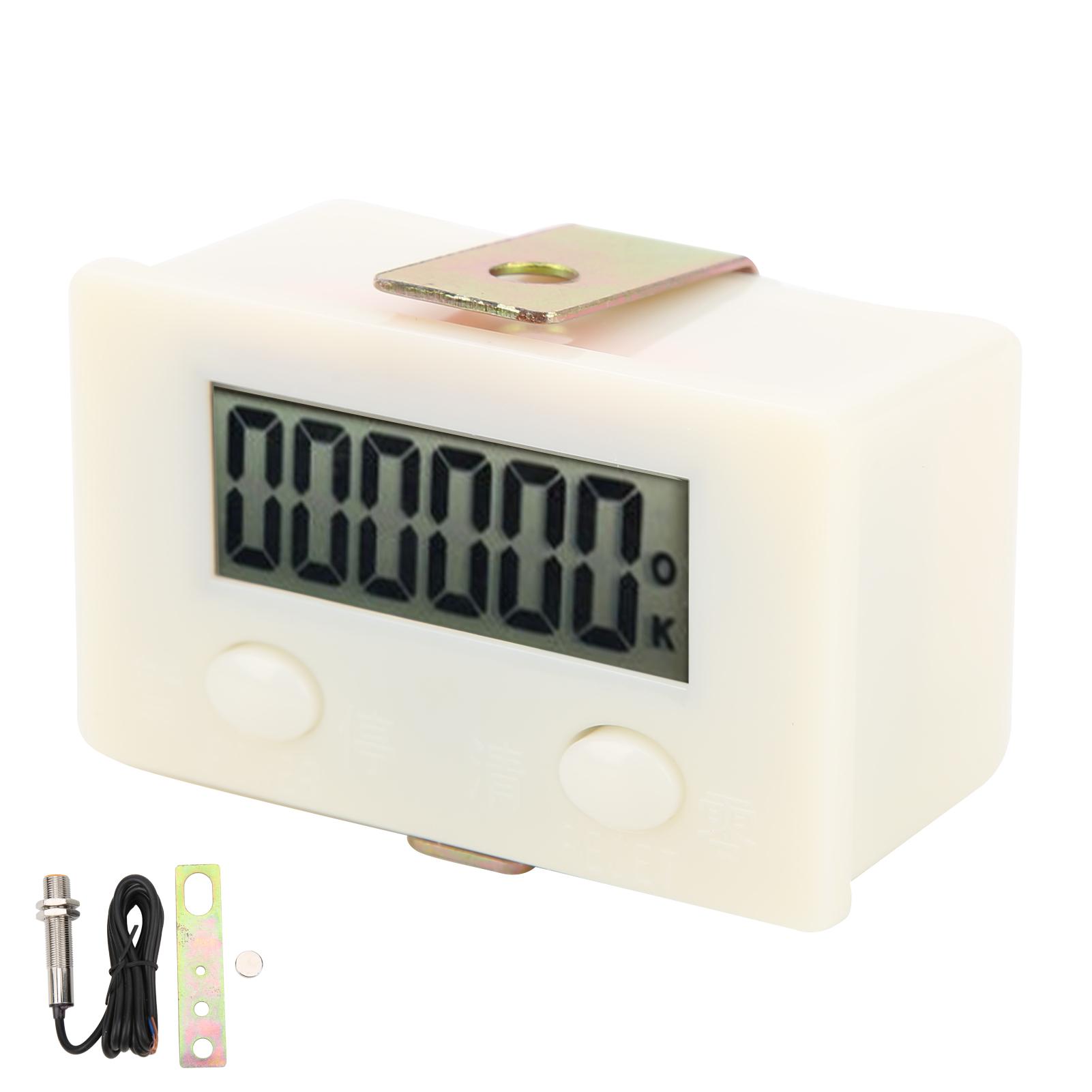 

HX6A Digital Punch Counter LCD MagneticInduction Portable Industrial Electronic Counter