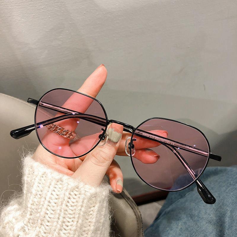 Trendy Intelligent Photochromic Sunglasses Women Men Outdoor Fashion Anti-blue Light Myopia Eyewear Unisex Classic UV Shades