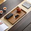 Durable Kitchen Serving Tray Rectangular Serving Platter Bamboo Food Tray  Living Room