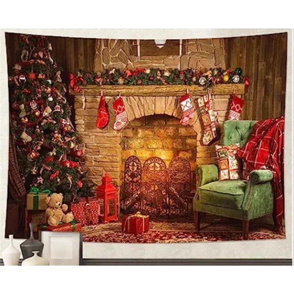 Santa Claus Bed Three-Piece Set, Digital Print Quilt Cover Sheet Set