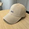 Minimalist Style Letter Embroidery Versatile Soft Top Baseball Cap Casual Japanese and Korean Style Embroidery Cap Men's and Women's Models