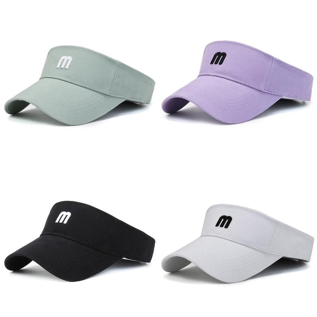 Empty Letter M Top Hat Ladies Summer Outdoor Sports Running Breathable Gift