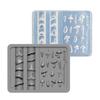 Silicone Nail Art Stamp Mold Mushroom Shaped Manicure Mold for Professional Manicurists and Enthusiasts Jewelry Tool