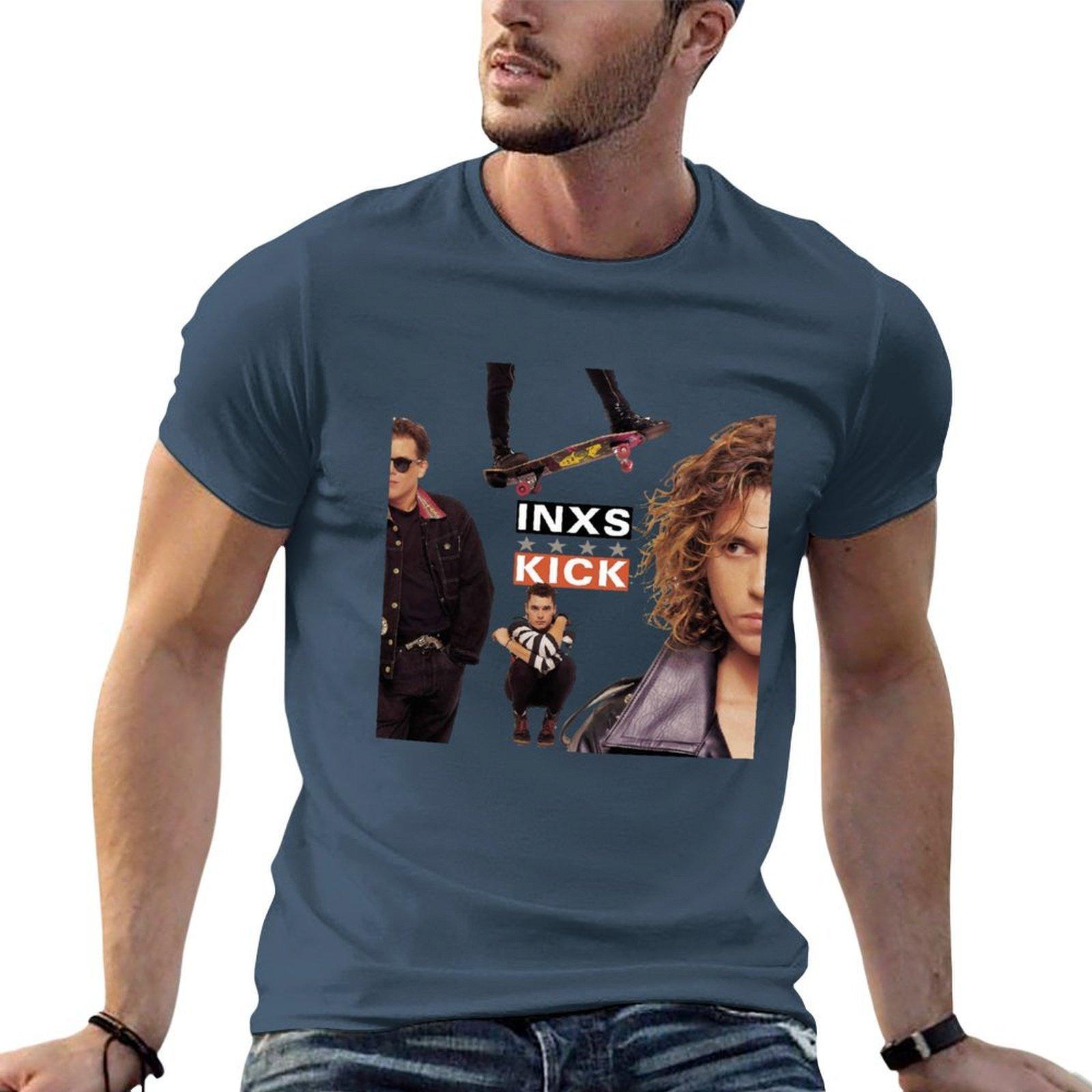 Inxs Kick 34 Tshirt Soft Lightweight Cotton Tshirt S