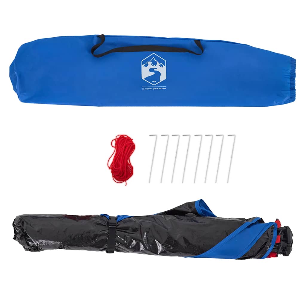 Beach Tent for 2 Persons Azure Blue Quick Release Waterproof