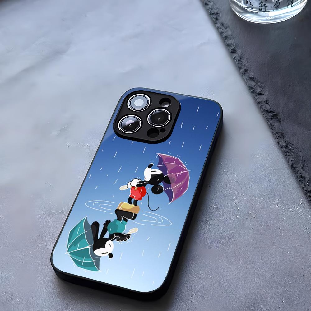 Cartoon Character O-Oswald Phone Case Tempered Glass For IPhone 17 13 14 16 12 15 11 Pro Max Plus Mini X XR SE2020 Coque