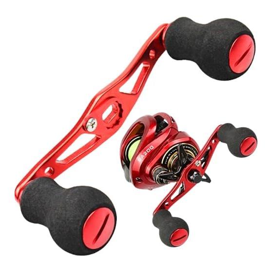 Bait reel Shimano Daiwa Abu Garcia compatible double handle custom lightweight offset bearing fishing EVA colorful handle