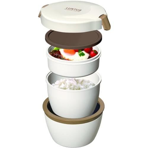 Asvel Cafe Bowl Lunch "Lantas" Ivory HLB-CD620