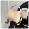 2025 New Version Trendy Fashion Niche High Sense Versatile Women's Bag Oblique Span Bag Hand Bag Bucket Bag