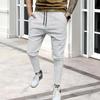 New Straight Solid Color Waffle Sports Comfortable Casual Trousers