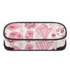 Pencil Case Smooth Zipper Large Storage Space 300D Polyester with Main Compartment Mesh Pocket and Pen Slots for Daily School Use
