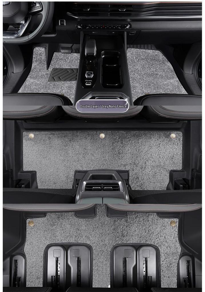 Geely Haoyue L 2025 Model TPE Floor Mats - Full Coverage for Seven-Seater
