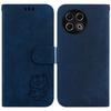 For TECNO Spark 30 Pro 4G Wallet Case Tiger Imprint Leather Shockproof Phone Cover with Wrist Strap
